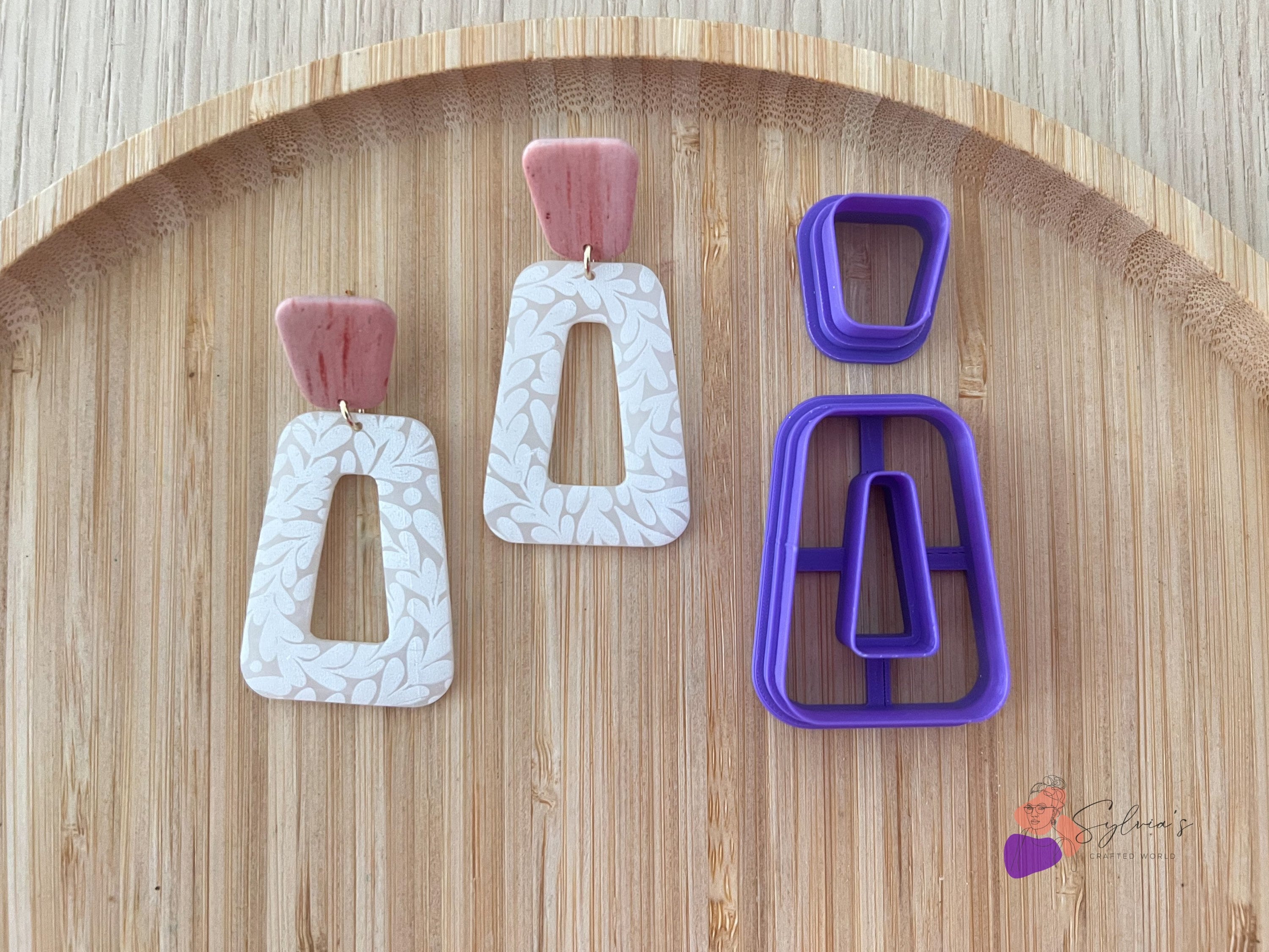 Lot De 4 Emporte-pièces Pour Pâte Fimo Ou Bijoux - 25 Mm - Neuf Sans Marque