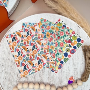 Polymer Clay Transfer Sheet with Exotic Fruit Pattern | DIY Polymer Clay Earrings | Jewelry Making Tools