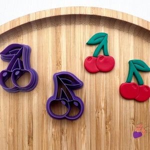 Cherry Cookie Cutter | Polymer Clay Cutter | Polymer Clay DIY | Jewelry Making Tools