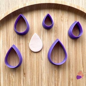 Drop Cookie Cutter | Polymer Clay Cutter | Polymer Clay DIY | Jewelry Making Tools