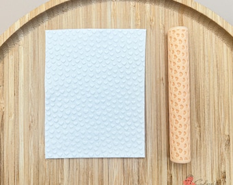 Polymer Clay Texture Roller Heart Pattern | DIY Polymer Clay | Jewelry Making Tools