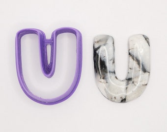 U-vormige koekjesvorm | Polymeer klei snijder | DIY polymeerklei | Gereedschap voor het maken van sieraden