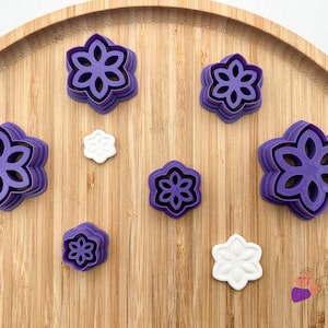 Flower Embossing Cutter | Polymer Clay Cutter | Polymer Clay DIY | Jewelry Making Tools