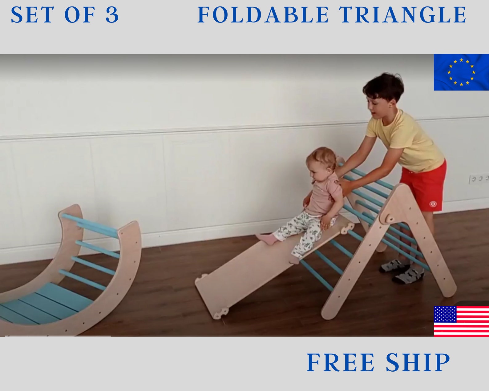 Baby climbing gym montessori climber rock toddler toys Etsy