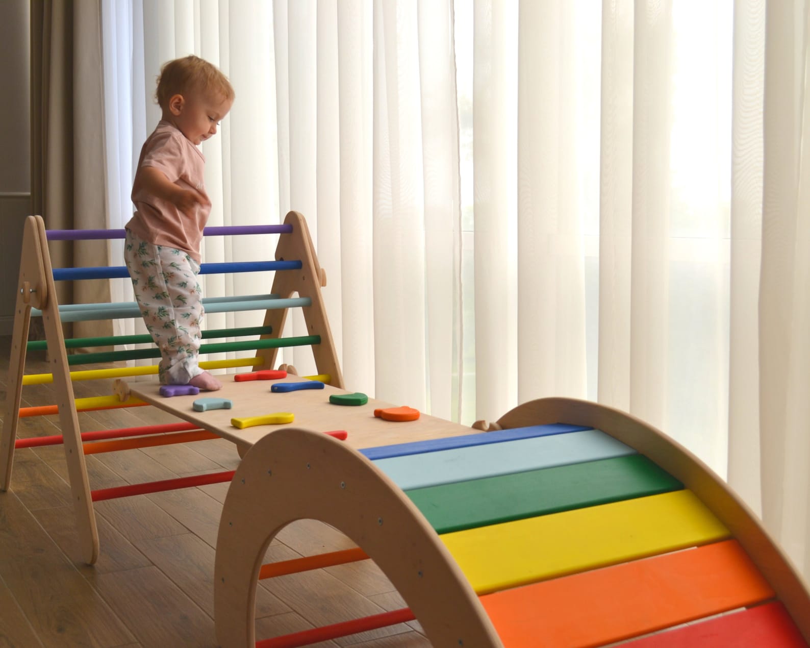 Baby climbing gym montessori climber rock toddler toys Etsy