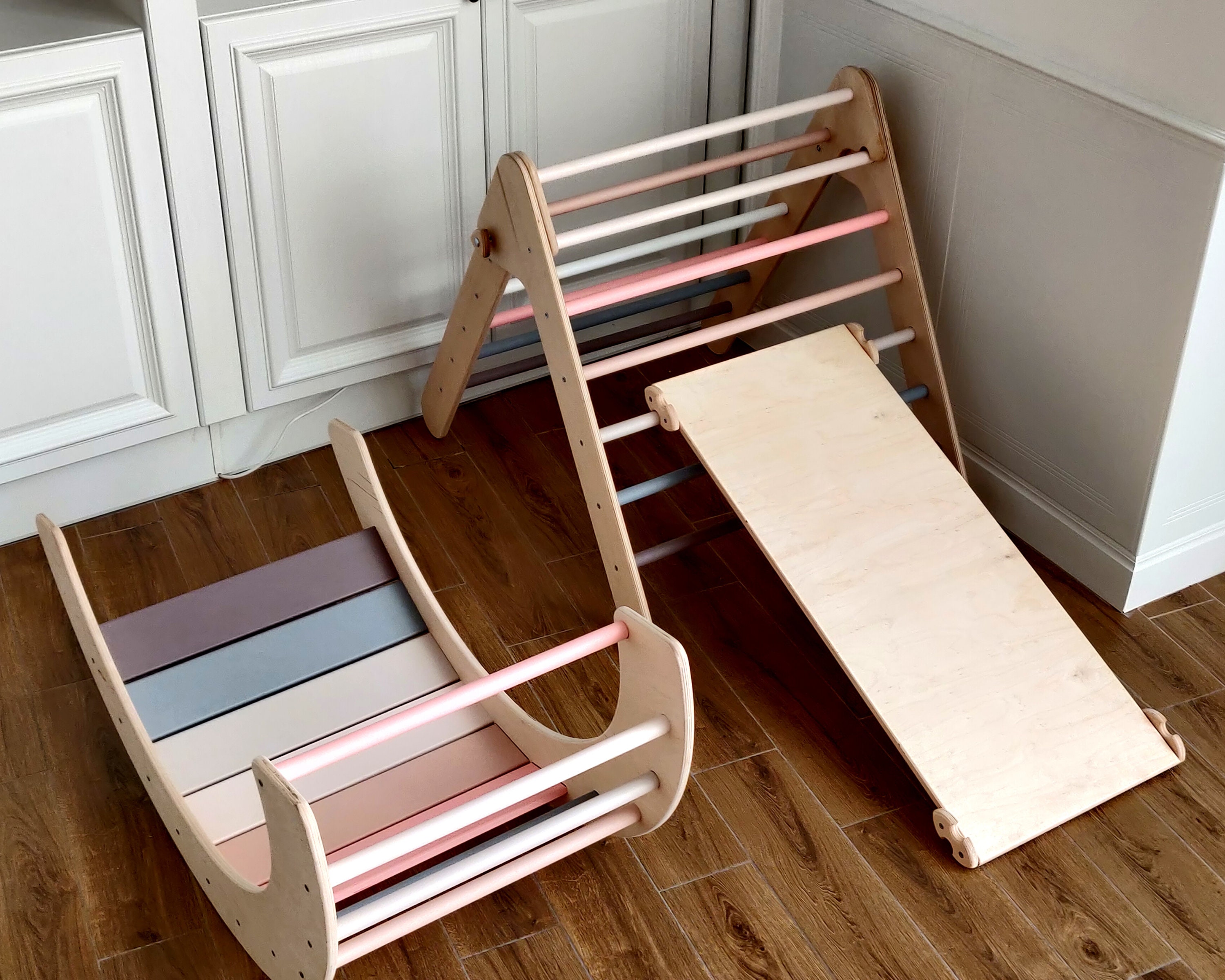 Baby climbing gym montessori climber rock toddler toys Etsy