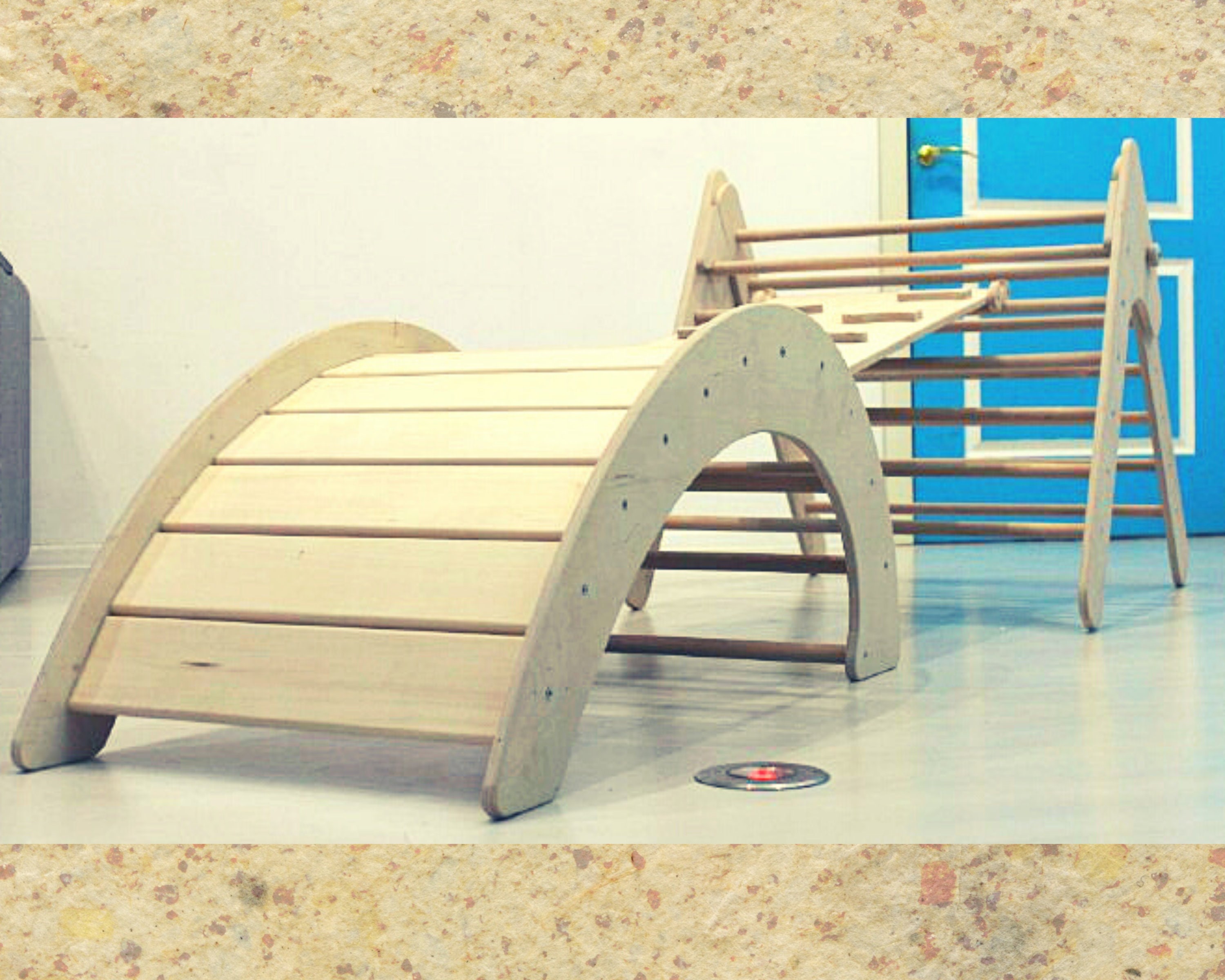 Baby climbing gym montessori climber rock toddler toys Etsy