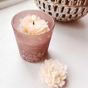 Gift For Her | Mothers Day | I Love You Mom | Spring Floral Peony Scented | Handmade Hand Poured Soy Wax Candle | Birthday | Wedding