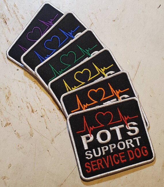 Service Dog Patch POTS Service Dog Patch Velcro Patch Etsy