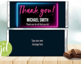 Editable Leader Appreciation Day Gift Chocolate , Leader thank you, Editable Printable Thank You Candy Bar Wrapper, Instant download