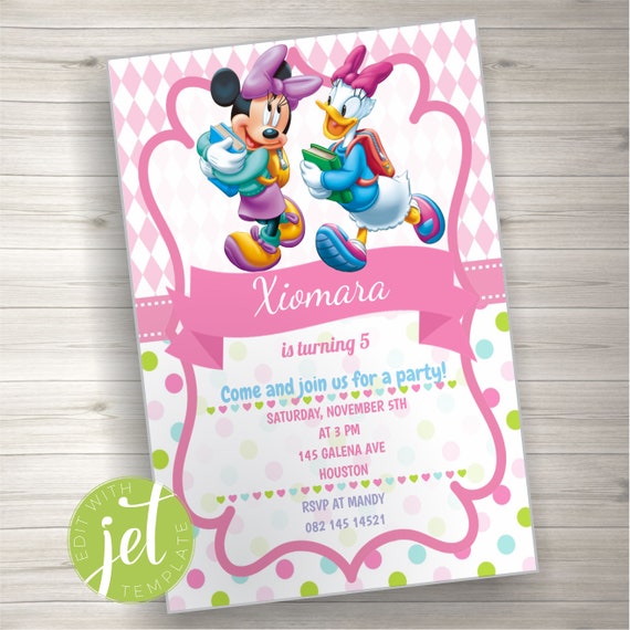 Editable Kids Birthday Invitation Printable Kids Birthday - Etsy
