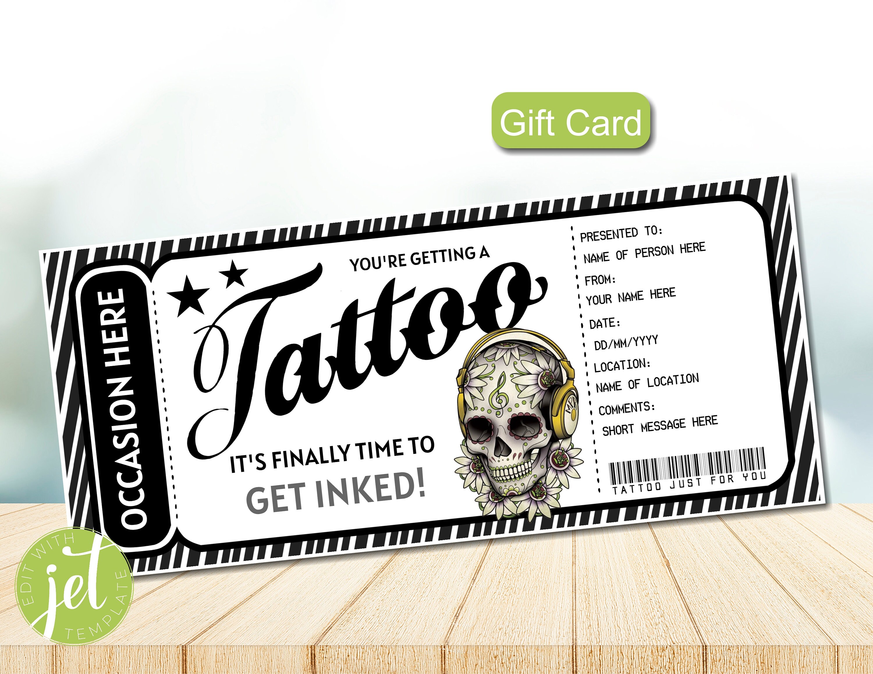 Boarding tattoo - Etsy België
