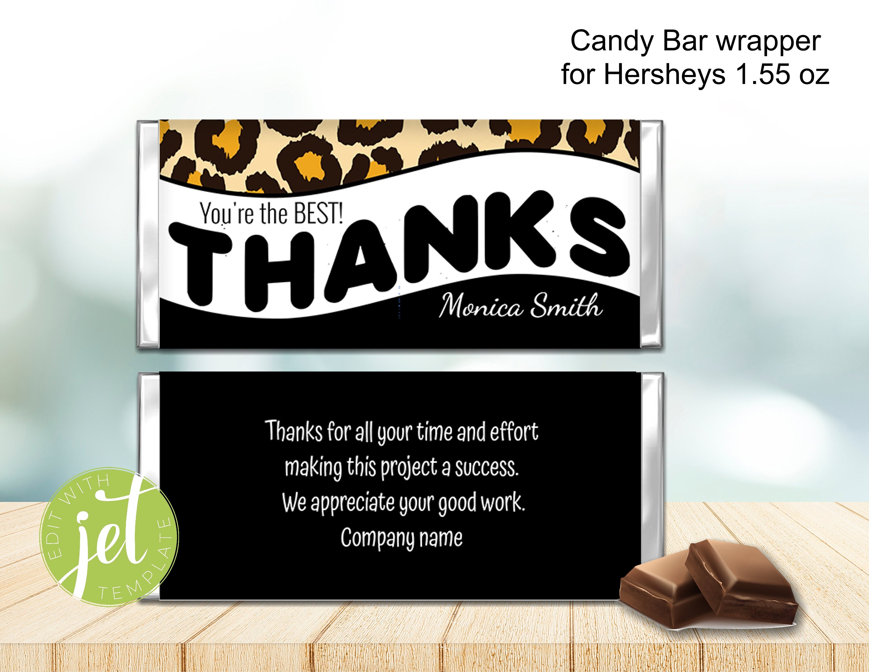 Hershey's Money Candy Bar Wrappers Chocolate Cash Dollar $20 $50 $100  Hershey