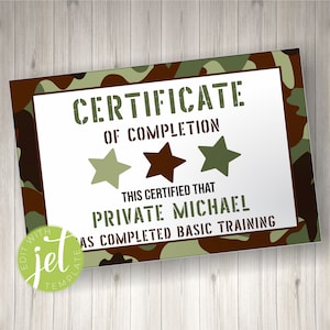Image 3 for Boot Camp Certificate Template