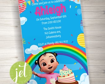 Editable Kids Birthday Invitation Template Printable Kids | Etsy