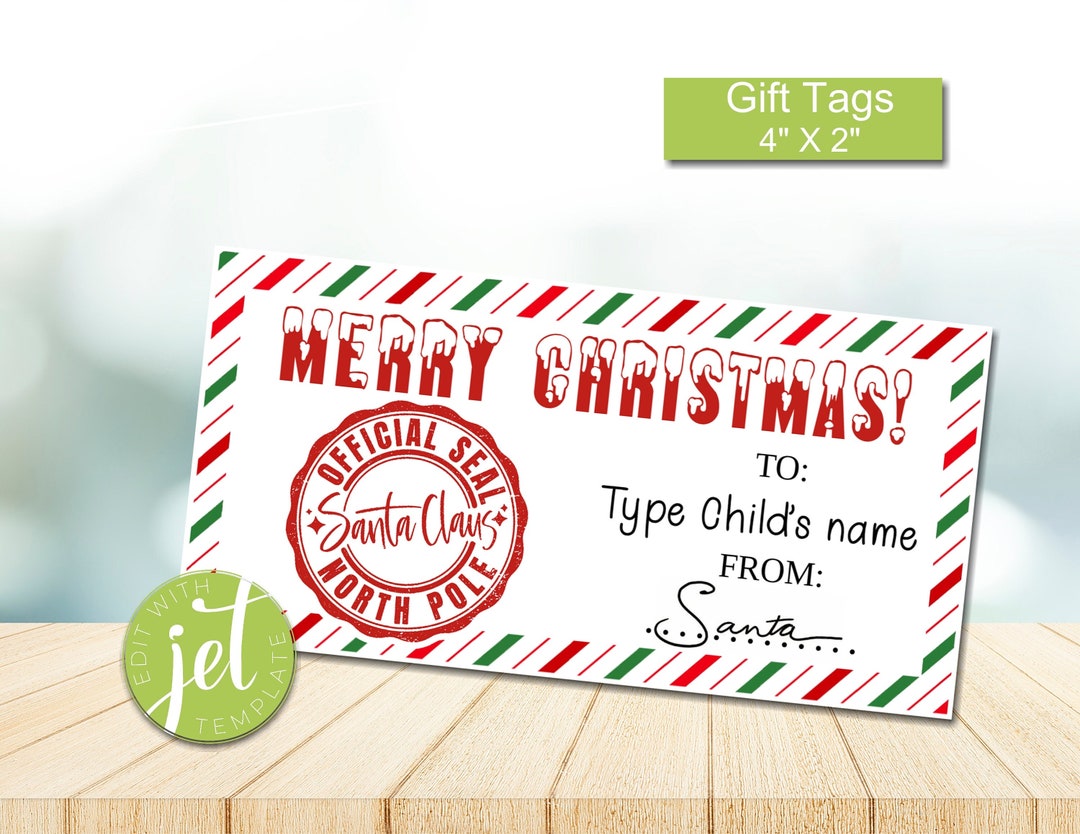 Editable Santa Gift Tags Printable Template Christmas Labels Etsy editable-santa-gift-tags-printable-template-christmas-labels-etsy