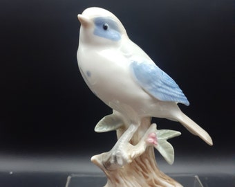 Vintage Porcelain UCGC Taiwan Bird on a Branch Figurine