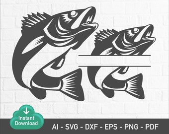 Download Walleye Fish Svg Etsy