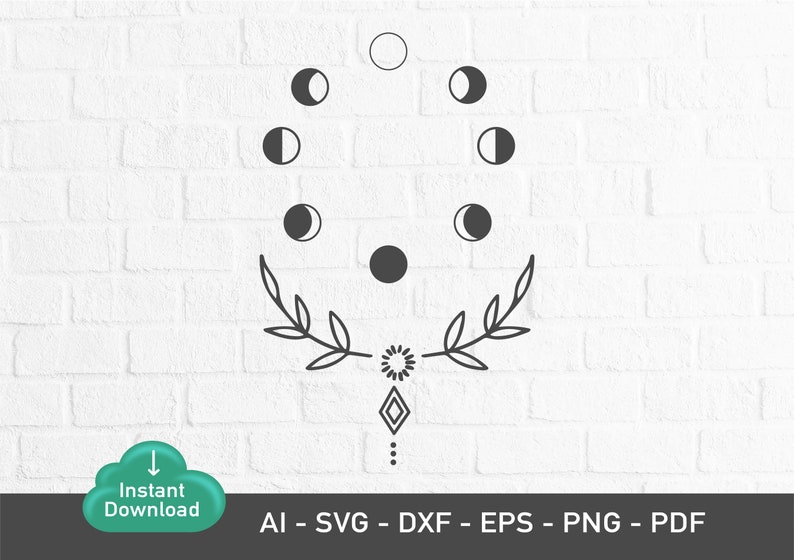 Download Floral Moon Svg Moon Svg Crescent Moon Phase Svg Floral Moon Phase Svg Celestial Svg Files For Cricut Crescent Moon Svg Boho Svg Prints Digital Prints Puhlsphotography Com