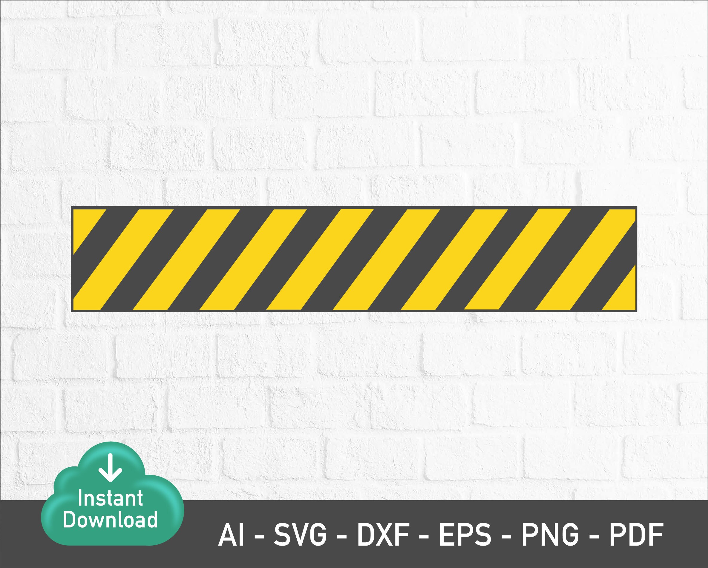 Caution Tape Instant Digital Download svg ai dxf eps Etsy