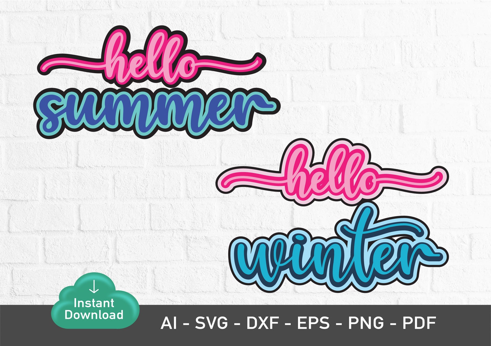 Download Hello Summer SVGHello Winter Svg Summer SVG Hello Summer ...