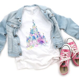 Disney Castle Shirts,Disney Vacation Shirts, Disney Trip Shirt, Disney Family Shirt, Family Vacation Shirt, Disney Watercolor Castle, Disney