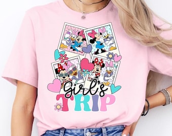 Disney Girls Trip Shirt • Matching Disney Squad Tees • Magical Vacation Shirt for Women • Custom Disney Group Tee • Minnie Ears T-Shirt