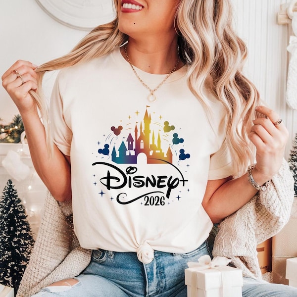 Camiseta Disney 2026, Camiseta Vacaciones Familiares en Disneyland 2026, Camiseta Familiar Disney Personalizada, Camiseta Viaje Familiar Disney, Camiseta Vacaciones Familiares Disney