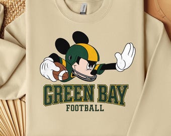 Mickey Green Bay Shirts NFL Green Bay Packers Disney T-shirt (Age