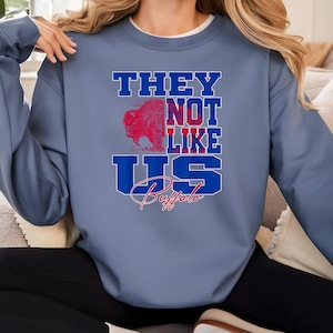 Buffalo 'They Not Like Us' Sweatshirt: Football Fan Apparel image 3
