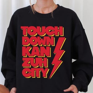 Retro Kansas City Football Sweatshirt: Unisex Gift 画像 1