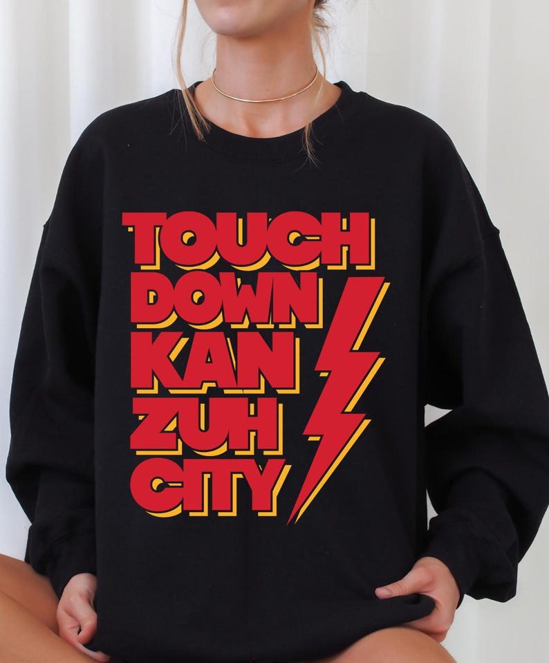 Retro Kansas City Football Sweatshirt: Unisex Gift 画像 1