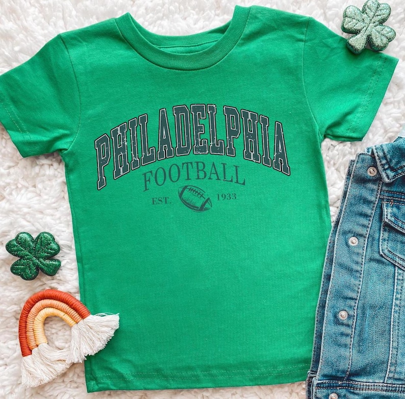Philadelphia Football Sweatshirt: Retro Style Cotton Blend image 2