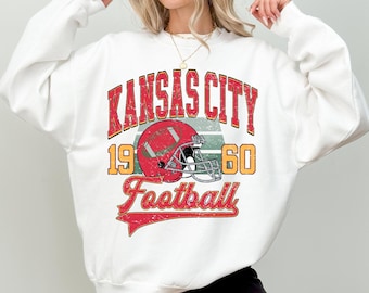 Kansas City Sweatshirt,Kansas City Football Shirt, Retro Kansas City , Kansas City Gifts,Football Shirt for Women and Men, Football Gift