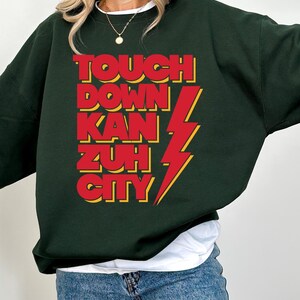 Retro Kansas City Football Sweatshirt: Unisex Gift 画像 2