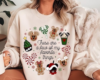 These Are a Few of my Favorite Things Disney Christmas Shirt,Disney Snacks Shirt Christmas Castle Shirt,Disneyland tee Magic Kingdom tshirt