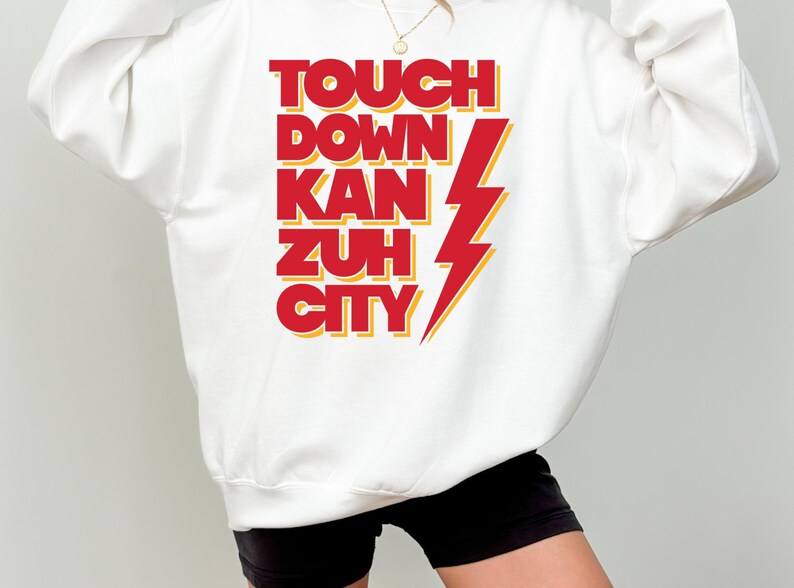 Retro Kansas City Football Sweatshirt: Unisex Gift 画像 4