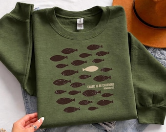 Called to Be Different Sweatshirt, Romans 12:2 Christian Tee, Faith Inspired Clothing