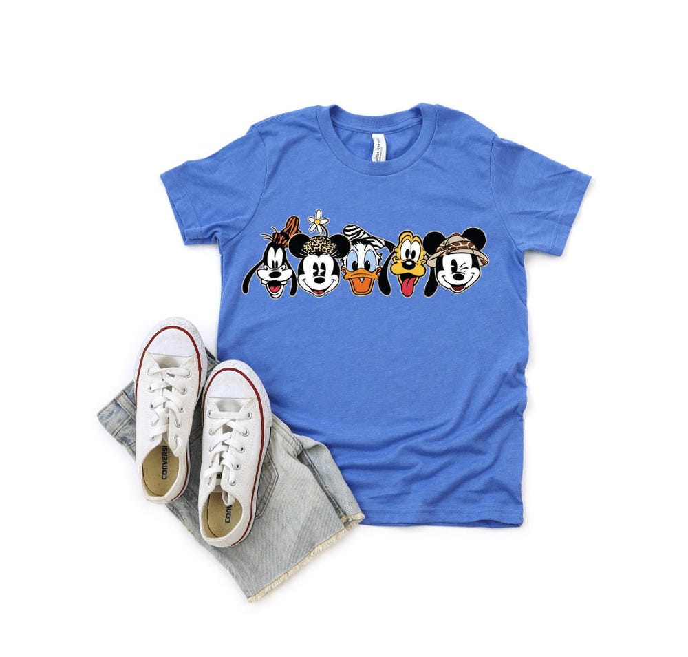 Disney Characters Shirt, Disney Shirt, Funny Shirt, Kids Shirt, Retro Cartoon Shirts, Mickey Shirt, Minnie Shirt, Goofy Shirt, Daisy Shirt Onlytee