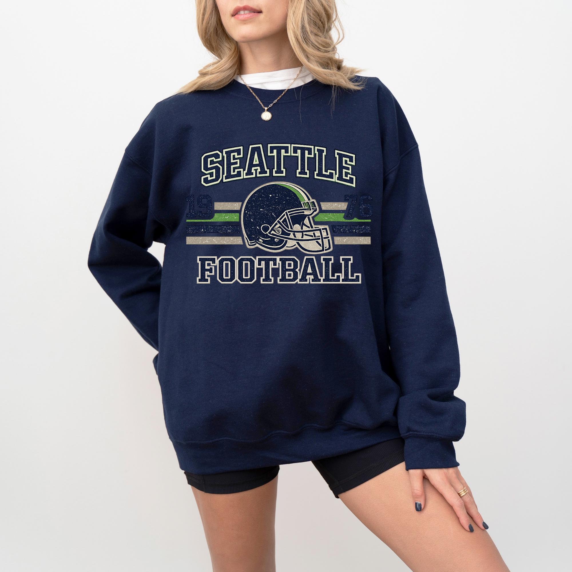 Seattle Team Merch Seattle Football Sweatshirt, Seattle Fan Crewneck, Game Day Pullover ...