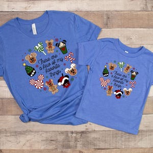 These Are a Few of my Favorite Things Disney Christmas Shirt,Disney Snacks Shirt Christmas Castle Shirt,Disneyland tee Magic Kingdom tshirt afbeelding 2