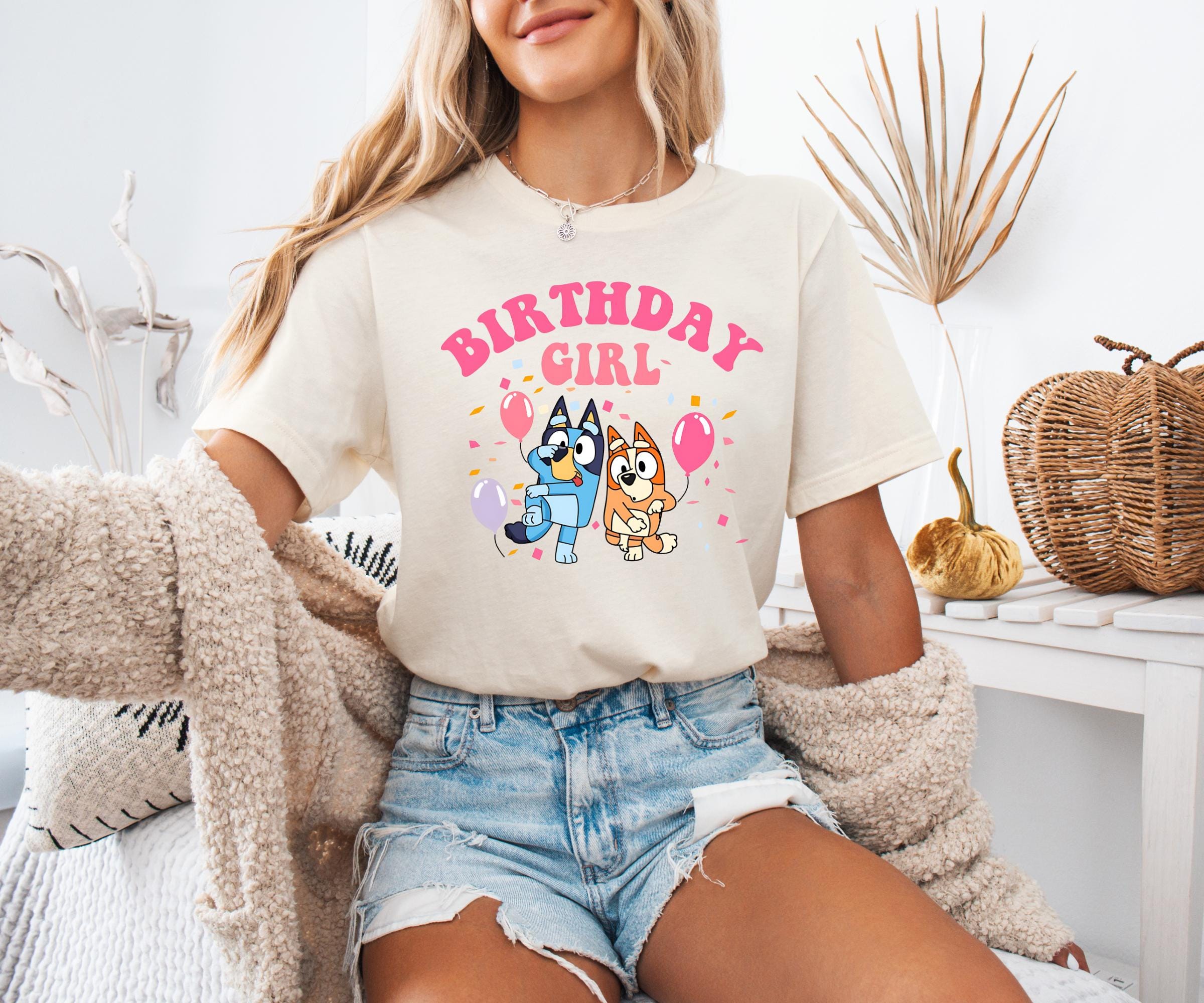 Bluey Birthday Shirt - Cotton Tee