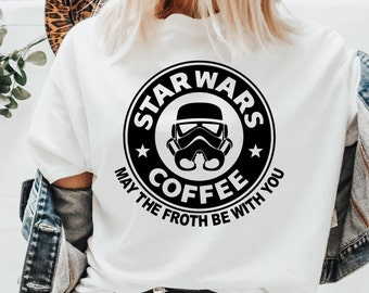 Star Wars Coffee Tshirt, Star Wars Logo Shirt, Jedi Order T-shirt, Black Rebel Alliance Symbol Tee, Starbird Emblem Tee, Disney Starwars Tee