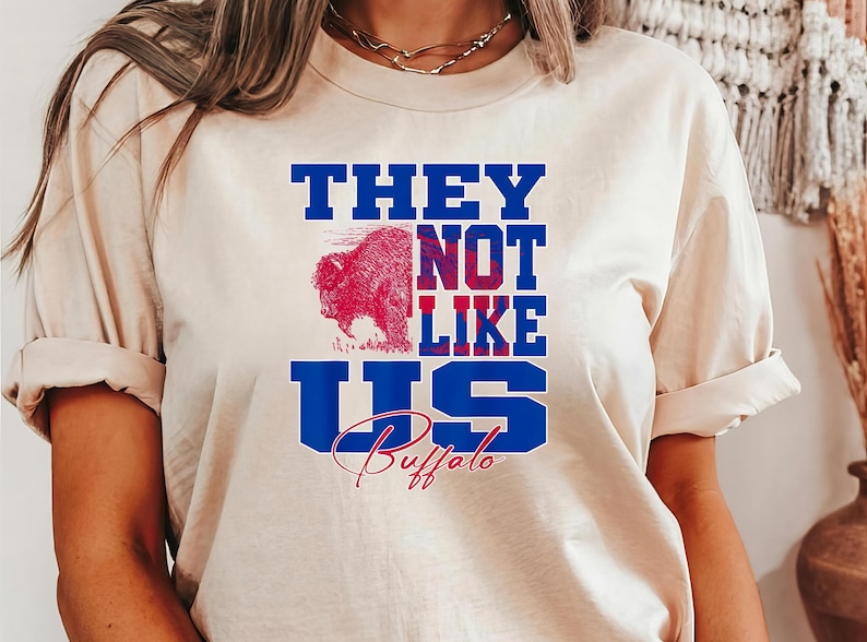 Buffalo 'They Not Like Us' Sweatshirt: Football Fan Apparel image 2