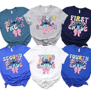 Stitch Welcome To School Shirt, Kindergarten 1st/2nd/3rd/4th Grade Shirt, Team Grade Shirt, Disneyland School Shirt, Pre-K Gift Shirt