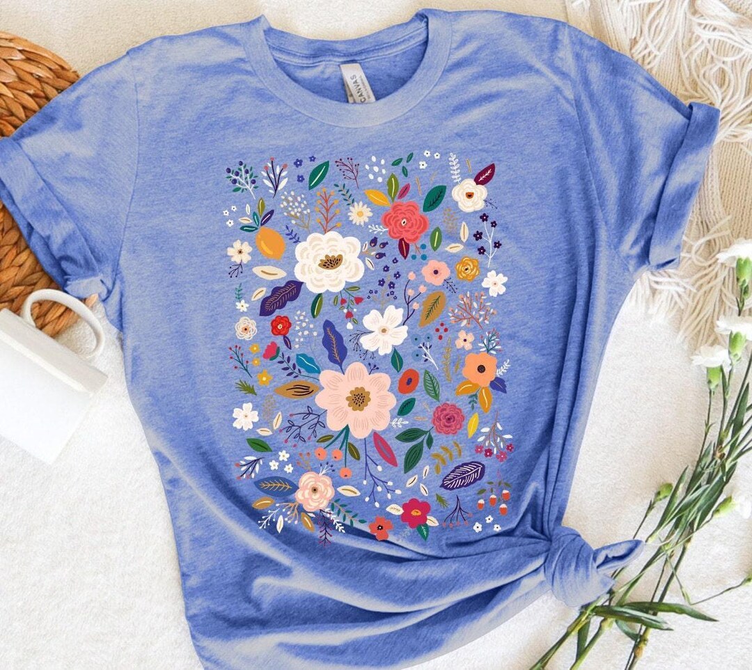LONG SLEEVE COLLARED SHIRT WILD FLOWER main image 1