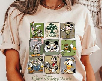 Animal Kingdom Disney Shirt – Safari Park Day Tee – Disney World Vacation Outfit – Animal Print Disney Tee – Wilderness Explorer Shirt