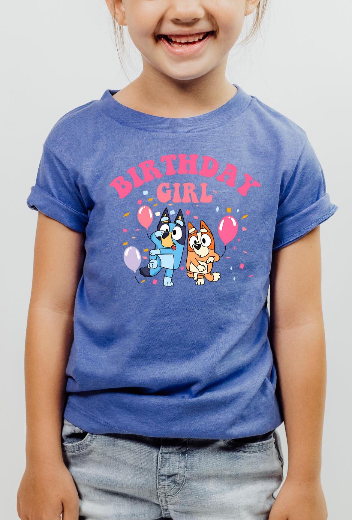 Bluey Birthday Shirt - Cotton Tee