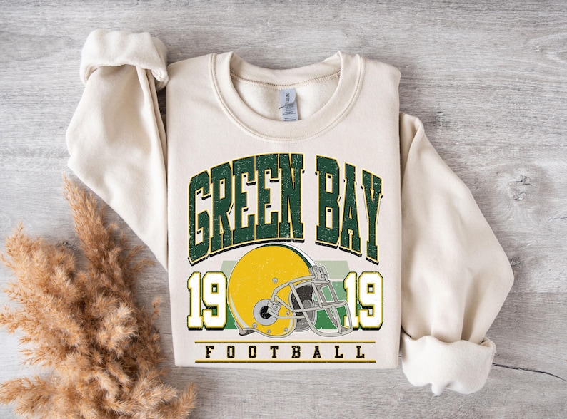 Vintage Green Bay Football Sweatshirt: Retro Varsity Crewneck image 5