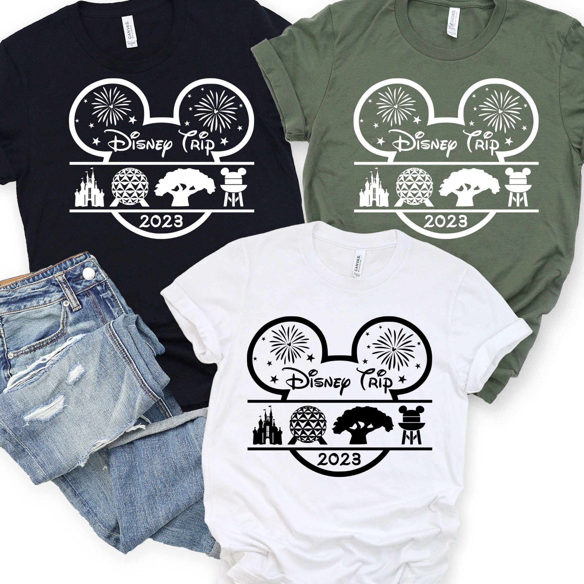 Discover Disney 2023 T-Shirts, Disney Urlaub, Disneyworld T-Shirts, Disney Paar Shirt
